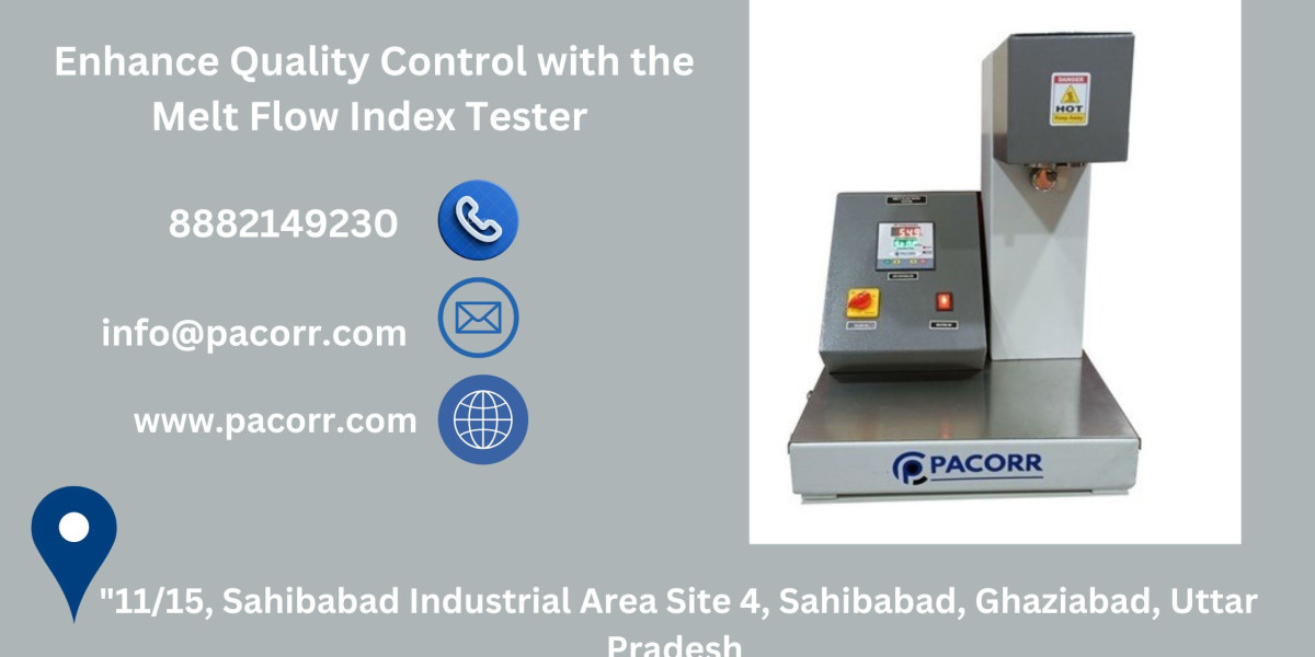 Why Choose Pacorr's Melt Flow Index Tester for Consistent and Precise Polymer Testing Results